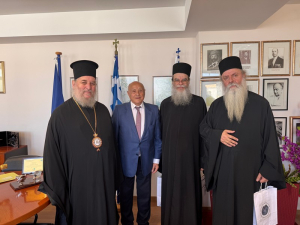 Στο Δημαρχείο Λευκάδας ο Μητροπολίτης Ίμβρου και Τενέδου κ.κ. Κύριλλος
