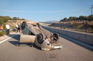 Τροχαίο ατύχημα στην Αμβρακία οδό λίγο πριν το Άκτιο