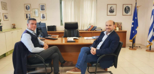 Εθιμοτυπική συνάντηση του Προέδρου του Επιμελητηρίου Λευκάδας με τον νέο Αντιπεριφερειάρχη