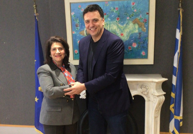 Συνάντηση με τον Βασίλη Κικίλια πραγματοποίησε η Περιφερειάρχης Ιονίων Νήσων