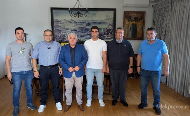Συνάντηση του νέου Δ.Σ της ΛΕΚ με τον Δήμαρχο Πρέβεζας, Νίκο Γεωργάκο