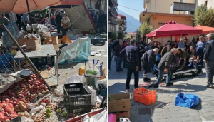 «Σκότωσα τη γυναίκα μου» – Μακελειό με φορτηγό σε λαϊκή αγορά στην Καλαμπάκα
