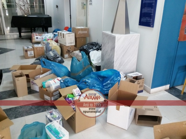 Λευκάδα: Πρώτη μέρα συγκέντρωσης προϊόντων και ειδών πρώτης ανάγκης από τον Δήμο