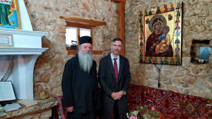 Λευκάδα: Mε τον Ηγούμενο της Ι.Μ. Φανερωμένης συναντήθηκε ο Ανδρέας Κτενάς