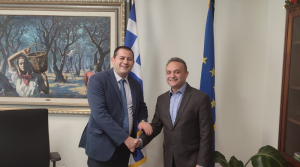 Συνάντηση του Αντιπεριφερειάρχη Θ. Βασιλόπουλου με τον Υφυπουργό, Στ. Κελέτση