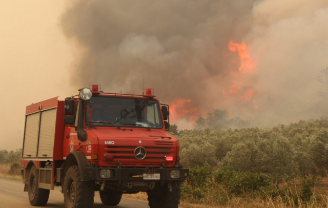 Yψηλός κίνδυνος πυρκαγιάς σήμερα στη Λευκάδα