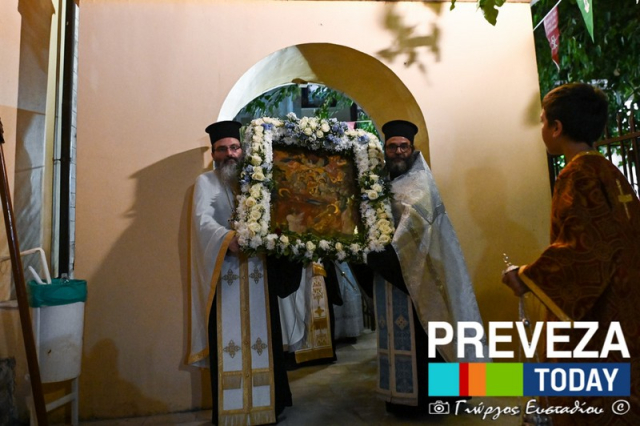 Αύριο Τετάρτη η Λιτάνευση της Εικόνας της Παναγίας στην Πρέβεζα