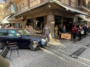 Τρόμος στα Χανιά: Ηλικιωμένος οδηγός “μπούκαρε” σε καφετέρια