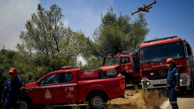 Φωτιά τώρα στη Ζάκυνθο - Κινητοποιήθηκαν 26 πυροσβέστες και εναέρια μέσα