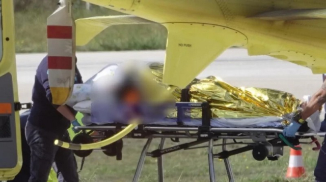 Δραματική αεροδιακομιδή 37χρονου που υπέστη έμφραγμα και εγκεφαλικό - Μεταφέρθηκε από την Κεφαλονιά στην Πάτρα