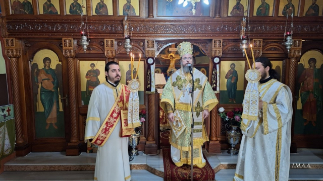 Δρυμός Βόνιτσας. Στο Μοναστήρι του Αγίου Δημητρίου ιερούργησε ο Μητροπολίτης