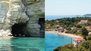 Το εισιτήριο κοστίζει μόνο 3€: Το υπέροχο νησί της Ελλάδας με τον πέτρινο ανεμόμυλο και τη σπηλιά σύμβολο