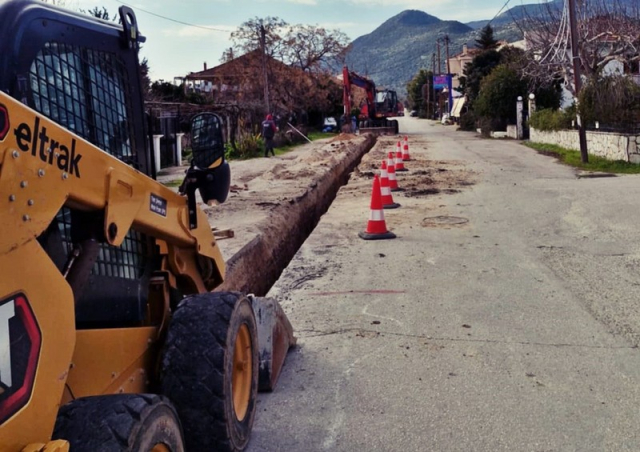 Συνεχίζεται το έργο της β&#039; φάσης της ανάπλασης στο Νυδρί