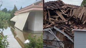 Mεγάλα Καλύβια Τρικάλων: 100 εγκλωβισμένοι σε σπίτια - Αποκλεισμένο το χωριό