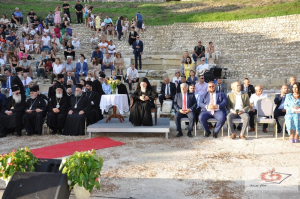 Εκδήλωση προς τιμήν του Οικουμενικού Πατριάρχη Βαρθολομαίου στο Αρχαίο Θέατρο Νικόπολης