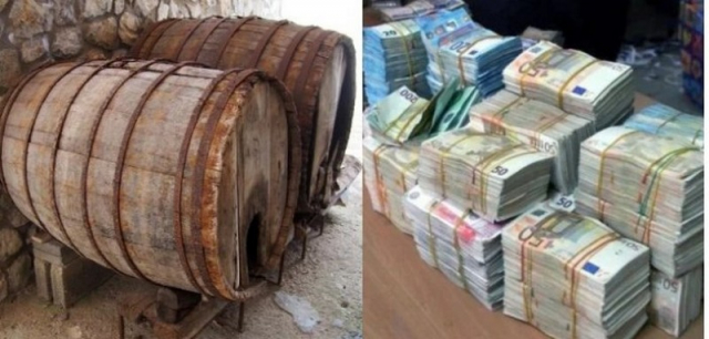 84χρονη συνταξιούχος του Ο.Γ.Α. έκρυψε σε βαρέλι 250.000 ευρώ και όταν το άνοιξε βρήκε μόλις 30.000