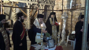 Λευκάδα: Με συγκίνηση ο πρώτος αγιασμός στον Άγιο Σπυρίδωνα (βίντεο)