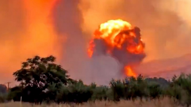 Νέα Αγχίαλος: Μυστήριο με την έκρηξη στην αποθήκη πυρομαχικών που είχε βόμβες για F-16