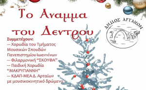 Το Χριστουγεννιάτικο δέντρο του ανάβει ο δήμος Αρταίων