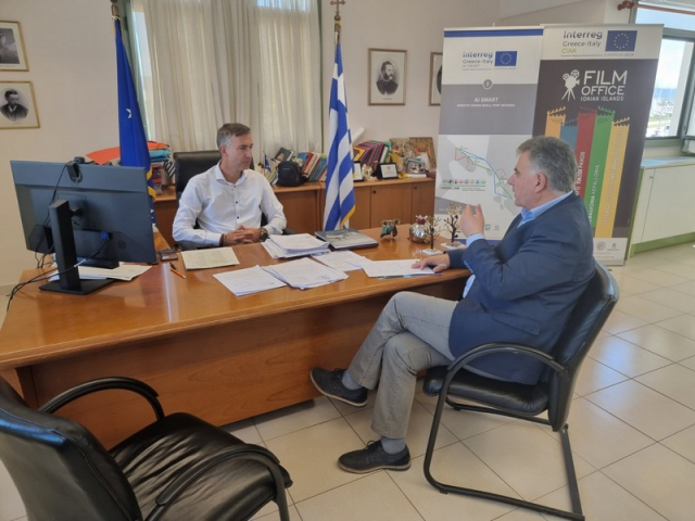 Τον Αντιπεριφερειάρχη και το Δήμαρχο Λευκάδας συνάντησε ο Θ. Καββαδάς