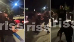 Λάρισα:  Σακάτεψαν στο ξύλο αστυνομικούς – Σοκάρει το βίντεο