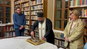 Η κοπή της βασιλόπιτας στη Δημόσια Βιβλιοθήκη Λευκάδας