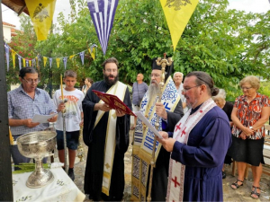 Κάλαμος: Θυρανοίξια Ι.Ν. Αγίου Ιωάννου του Θεολόγου και Ευαγγελιστού στην Αγραπιδιά