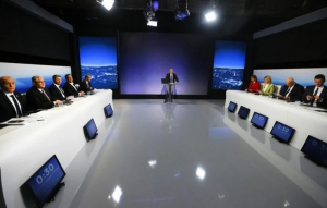 Παραλειπόμενα του debate: Οι χαμογελαστοί πολιτικοί αρχηγοί και οι… εγκλωβισμένοι δημοσιογράφοι!