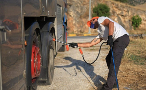 Ειδικός απολυμαντικός σταθμός για την αποτροπή της ευλογιάς