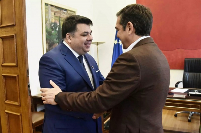 Ο πρέσβης των ΗΠΑ Τζορτ Τσούνης, παρέθεσε δείπνο στον Αλέξη Τσίπρα