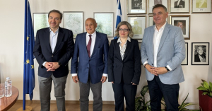 Tον Δήμαρχο Λευκάδας επισκέφθηκε ο Υφυπουργός Δικαιοσύνης Γιάννης Μπούγας