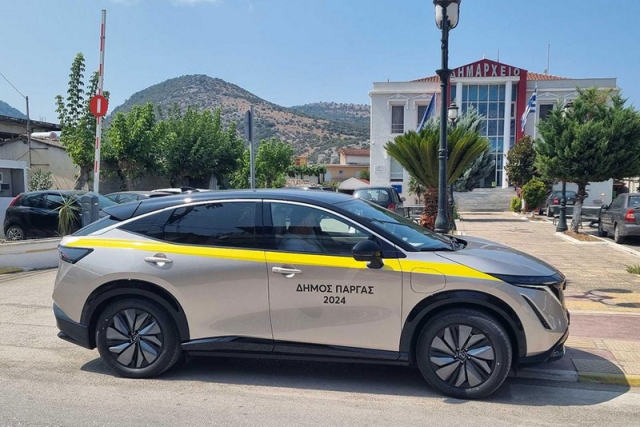 Τρία νέα ηλεκτρικά οχήματα στον Δήμο Πάργας