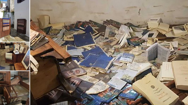 Πλημμύρισε το σπίτι - μουσείο του Αλέξανδρου Παπαδιαμάντη στη Σκιάθο
